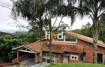 Casa com 4 dormitórios (1suíte) à venda, 205 m² por r$ 1.150.000 - granja viana – parque das artes - embu das artes/sp