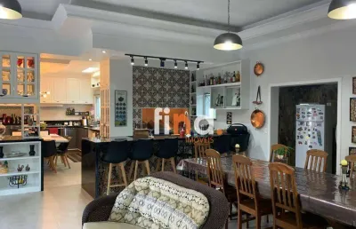Casa com 5 dormitórios (5 suítes) totalmente mobiliado, 582 m² por r$ 7.300.000 - são paulo ll - granja viana - cotia/sp