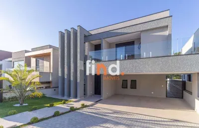 Casa nova com 4 dormitórios (suítes) à venda, 378 m² por r$ 3.480.000 - são paulo ll - granja viana - cotia/sp