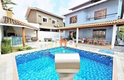 Casa com 5 dormitórios (2 suítes) à venda, 320 m² por r$ 1.800.000 - condomínio são paulo ii - granja viana/sp