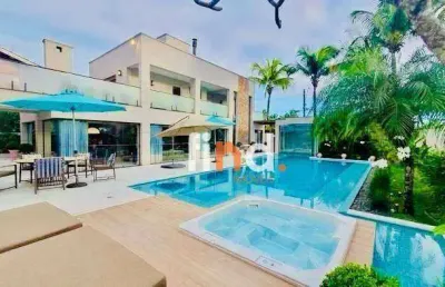 Casa com 6 dormitórios (suítes)s à venda, 777 m² por r$ 14.000.000 - jardim acapulco- guarujá/sp