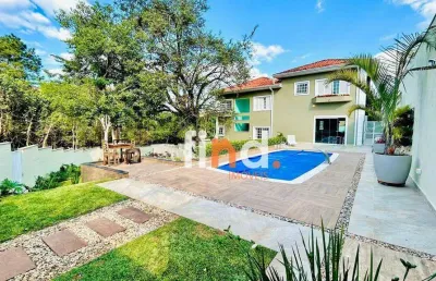 Casa com 6 dormitórios, 360 m² por r$ 2.400.000 - condomínio granja 2- granja viana/sp