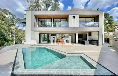 Casa com 4 dormitórios (4 suítes) à venda, 724 m² por r$ 8.700.000 - são paulo ll - granja viana - cotia/sp