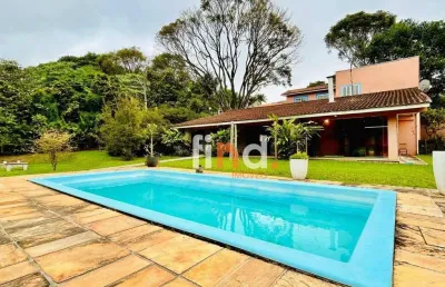 Casa com 3 dormitórios para alugar, 360 m² por r$ 7.047,53/mês - granja viana ii gleba 4 e 5 - cotia/sp