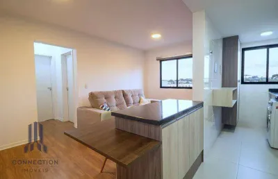 Apartamento semi-mobiliado no bairro portão, em excelente localização  a menos de 1 quadra da faculdade unidombosco e da av. presidente wenceslau braz