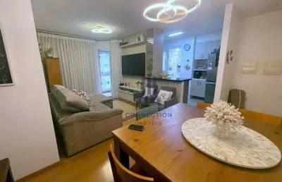 Apartamento com 3 dormitórios para alugar, 85 m² por r$ 5.540,00/mês - portão - curitiba/pr