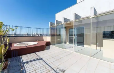 Cobertura duplex com 4 dormitórios para alugar, 158 m²  - água verde - curitiba/pr