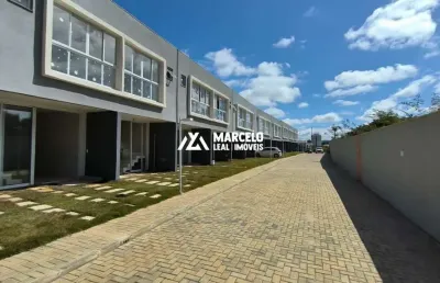 Vendo casa nova de 3/4 sendo 1 suite tipo duplex em condomínio fechado no bairro