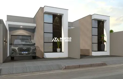 Vendo casa com layout moderno de 3/4 sendo 1 suíte com entrega averbada em dezem