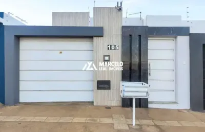 Vendo casa ampla com corredor lateral no bairro primavera com 90 m² de área útil