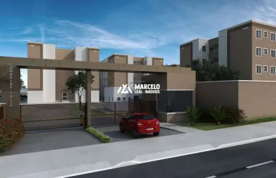 Apartamento de 2 quartos, opções com e sem varanda e área privativa, com elevado