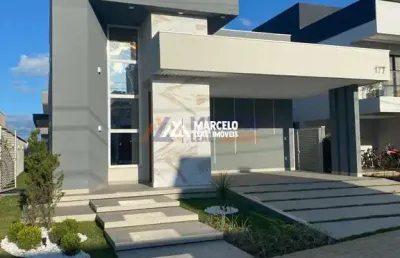 Linda casa a venda com 3 suítes e área privativa de 171 m² dentro do condominio