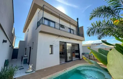 Casa em condomínio fechado com 3 quartos à venda na avenida charles wesley, 115, parque taquaral, piracicaba por r$ 1.190.000