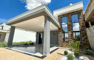 Casa em condomínio fechado com 3 quartos à venda na avenida laranjal paulista, 3750, campestre, piracicaba por r$ 920.000