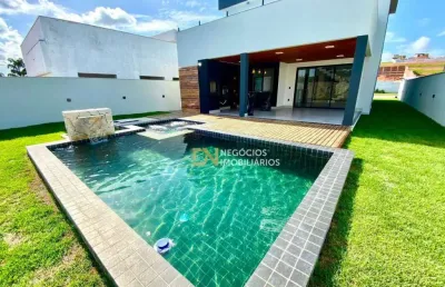 Casa com 4 dormitórios à venda, 360 m² por r$ 1.600.000,00 - pium - parnamirim/rn