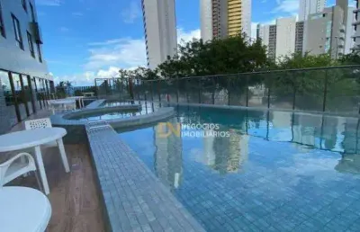 Apartamento com 1 dormitório à venda, 34 m² por r$ 350.000,00 - ponta negra - natal/rn