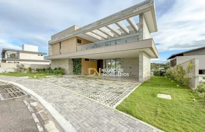 Casa com 4 dormitórios à venda, 392 m² por r$ 3.500.000,00 - nova parnamirim - parnamirim/rn