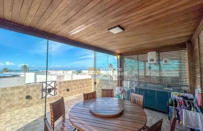 Apartamento triplex com 3 dormitórios à venda, 108 m² por r$ 380.000,00 - maracajaú - maxaranguape/rn