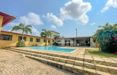 Casa com 5 dormitórios para alugar, 587 m² por r$ 5.780,03/ano - pitimbu - natal/rn