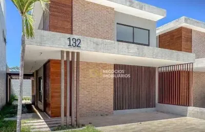 Casa com 3 dormitórios à venda, 125 m² por r$ 849.000,00 - ponta negra - natal/rn