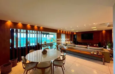 Apartamento com 3 dormitórios à venda, 250 m² por r$ 2.390.000,00 - areia preta - natal/rn