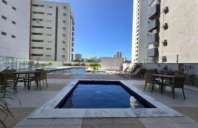 Apartamento com 3 dormitórios à venda, 98 m² por r$ 800.000 - tirol - natal/rn