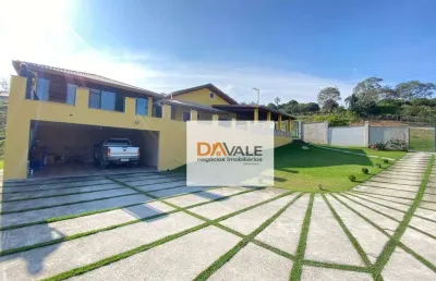 Chácara em condomínio com 4 dormitórios à venda, 3200 m² por r$ 1.000.000 - marambaia - caçapava/sp