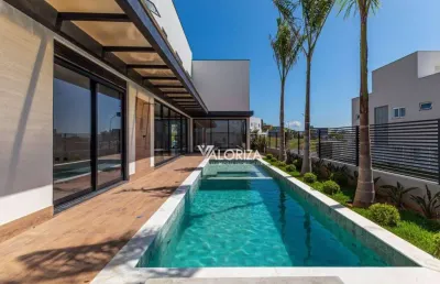 Casa com 4 dormitórios à venda, 380 m² por r$ 3.400.000,00 - alphaville nova esplanada - votorantim/sp