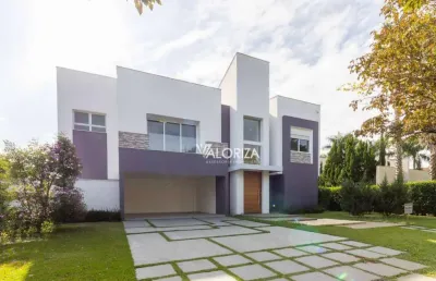 Casa com 4 dormitórios à venda, 550 m² por r$ 9.500.000,00 - condomínio residencial lago azul golf club - araçoiaba da serra/sp