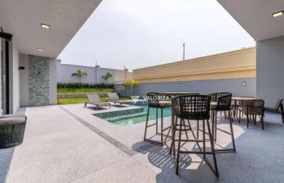 Casa com 3 dormitórios, 450 m² - venda por r$ 4.000.000,00 ou aluguel por r$ 25.002,62/mês - alphaville nova esplanada - votorantim/sp