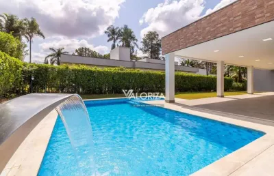 Casa com 4 dormitórios à venda, 453 m² por r$ 4.390.000,00 - condomínio lago azul - araçoiaba da serra/sp