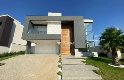 Casa com 3 dormitórios à venda, 313 m² por r$ 2.850.000,00 - alphaville nova esplanada - votorantim/sp