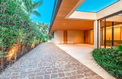 Casa com 4 dormitórios à venda, 422 m² por r$ 15.000.000,00 - condomínio residencial lago azul golf club - araçoiaba da serra/sp