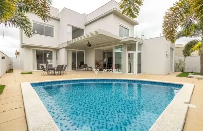 Casa com 3 dormitórios à venda, 315 m² por r$ 2.450.000,00 - alphaville nova esplanada - votorantim/sp