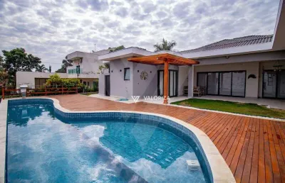 Casa com 5 dormitórios à venda, 437 m² por r$ 3.100.000,00 - condomínio vale do lago - sorocaba/sp