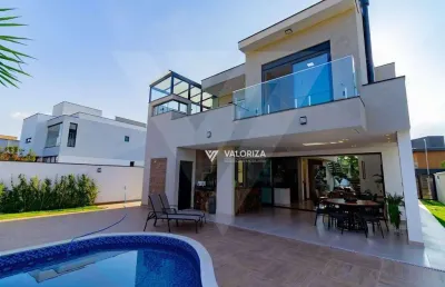 Casa com 3 dormitórios à venda, 326 m² por r$ 3.490.000,00 - alphaville nova esplanada - votorantim/sp