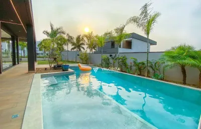 Casa com 5 dormitórios, 450 m² - venda por r$ 4.400.000,00 ou aluguel por r$ 32.075,00/mês - alphaville nova esplanada - votorantim/sp