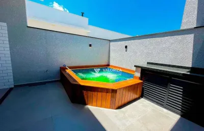 Casa com 3 quartos, sendo 1 suíte à venda, 111 m² por r$ 830.000 - terras de são francisco - sorocaba/sp