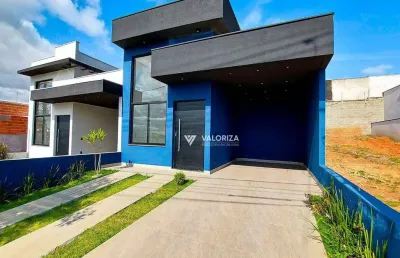 Casa com 3 quartos, sendo 1 suíte com closet à venda, 105 m² por r$ 600.000 - condomínio villagio ipanema i - sorocaba/sp
