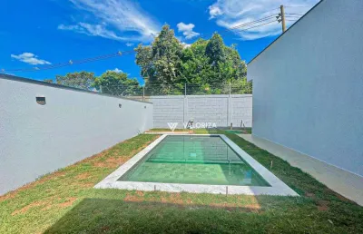 Linda casa em condomínio com piscina, sendo 3 quartos à venda, 206 m² por r$ 1.560.000 - condomínio residencial una - itu/sp