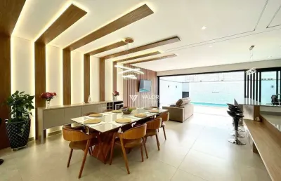 Casa com 3 dormitórios à venda, 268 m² por r$ 1.690.000,00 - residencial pampulha - sorocaba/sp