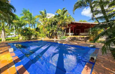 Chácara com 3 dormitórios à venda, 22000 m² por r$ 1.300.000,00 - zona rural - araçoiaba da serra/sp
