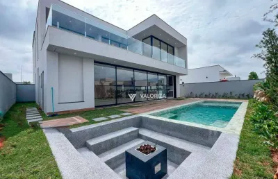 Casa com 4 dormitórios à venda, 418 m² por r$ 3.890.000,00 - alphaville nova esplanada - votorantim/sp