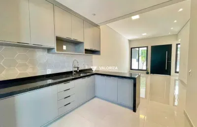 Casa com 3 quartos, sendo 1 suítes à venda, 114 m² por r$ 830.000 - condomínio terras de são francisco - sorocaba/sp