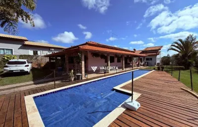 Chácara com 5 dormitórios à venda, 904 m² por r$ 950.000,00 - condomínio village da serra - araçoiaba da serra/sp