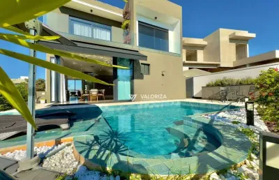 Casa com 3 dormitórios, 401 m² - venda por r$ 4.700.000,00 ou aluguel por r$ 23.900,00/mês - alphaville nova esplanada - votorantim/sp