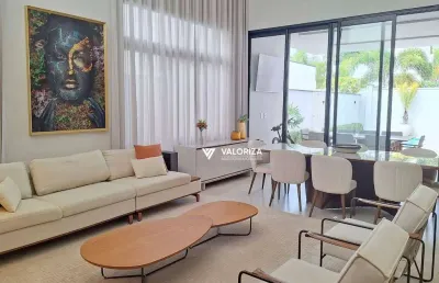 Casa com 4 dormitórios, 250 m² - venda por r$ 3.000.000,00 ou aluguel por r$ 18.200,00/mês - alphaville nova esplanada - votorantim/sp