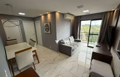 Apartamento com 1 dormitório para alugar, 58 m² por r$ 4.730,00/mês - condomínio jr campolim - sorocaba/sp