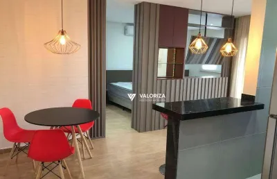 Apartamento com 1 quarto para alugar, 56 m² por r$ 4.208/mês - jardim américa - sorocaba/sp