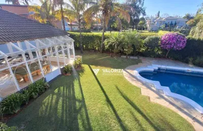 Casa com 5 quartos, 700 m² - venda por r$ 4.500.000 ou aluguel por r$ 17.950/mês - lago azul condomínio e golfe clube - araçoiaba da serra/sp